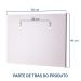 Armário Para Banheiro Com Espelho cor Branco Com Porta Que Fecha Suave