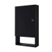 Armário para Banheiro Lavabo Nilo Preto 34cm