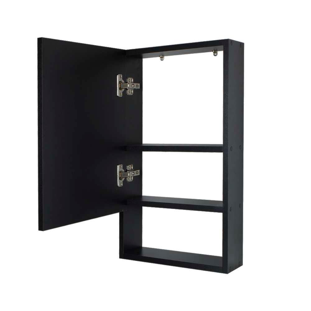 Armário para Banheiro Lavabo Nilo Preto 34cm