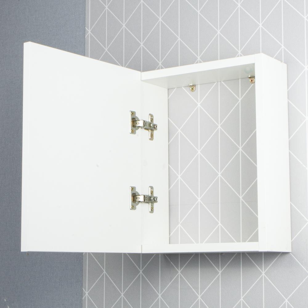 Armário para Banheiro com Espelho Cairo Branco 26cm