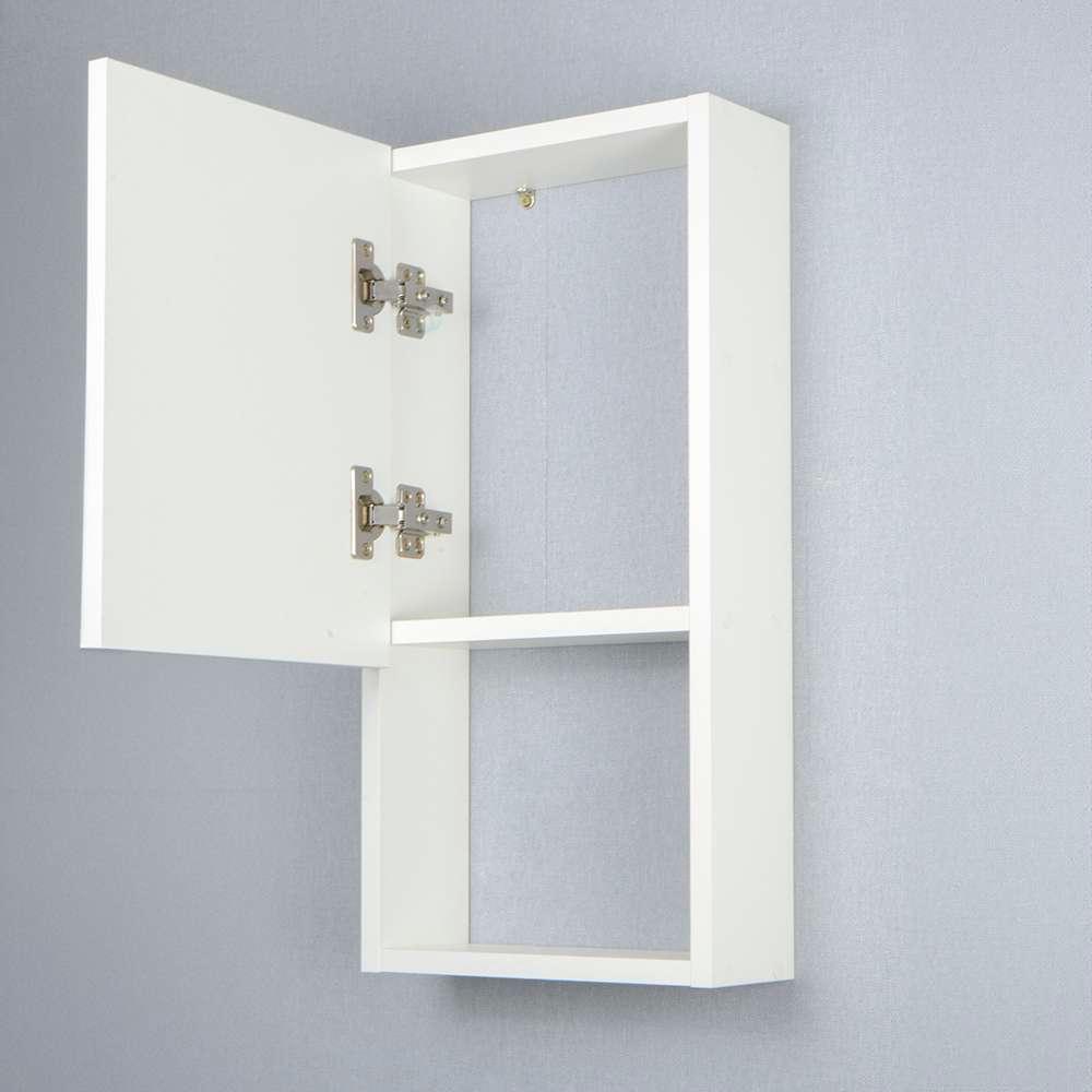 Armário para Banheiro com Espelho Mênfis Branco 27cm