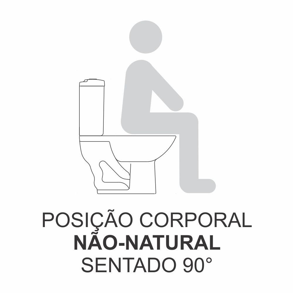 Banquinho De Cócoras Preto Para Vaso Sanitário De Banheiro