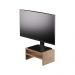 Base Suporte para Monitor Apoio de Mesa Madeira Carvalho
