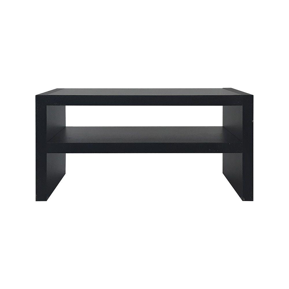Base Suporte para Monitor Apoio de Mesa Madeira Preto