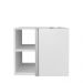 Conjunto Gabinete para Banheiro Branco 55cm sem Cuba Harpia