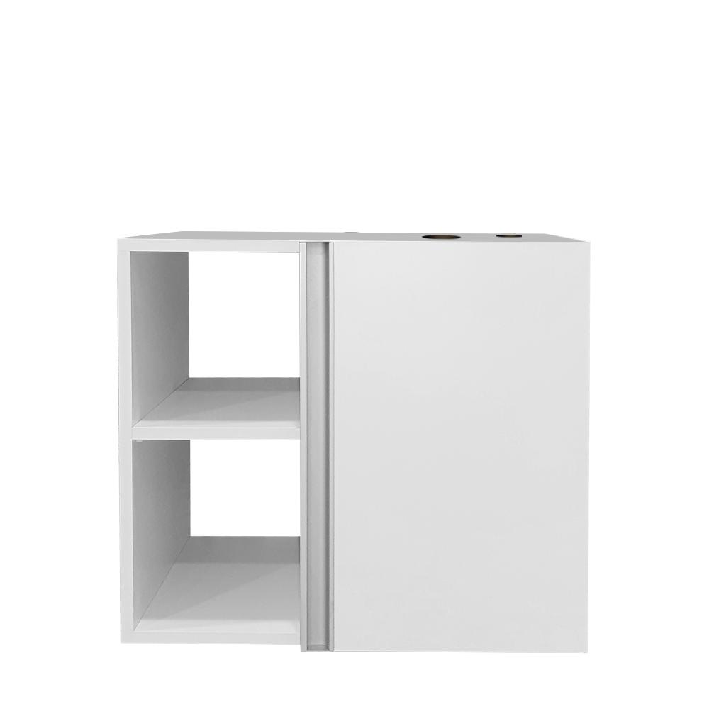 Conjunto Gabinete para Banheiro Branco 55cm sem Cuba Harpia