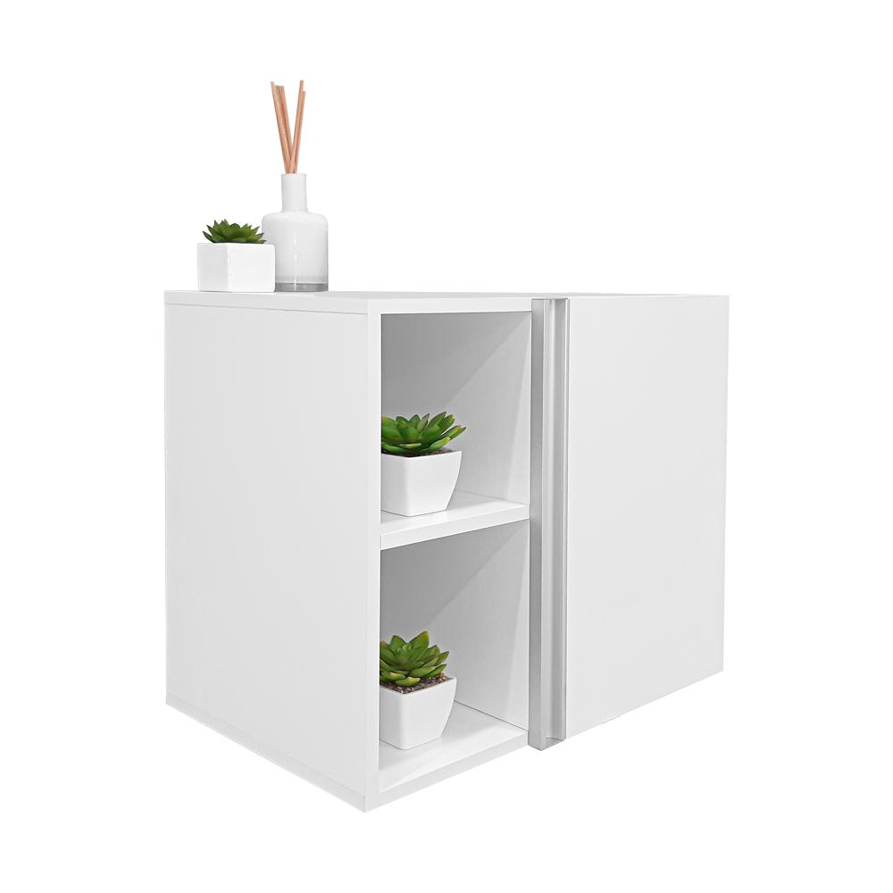 Conjunto Gabinete para Banheiro Branco 55cm sem Cuba Harpia
