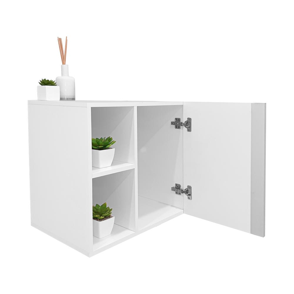 Conjunto Gabinete para Banheiro Branco 55cm sem Cuba Harpia