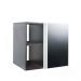 Conjunto Gabinete para Banheiro Preto 55cm sem Cuba Harpia
