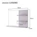 Espelho para Banheiro com Prateleiras Lugano 60 x 45cm - Branco