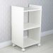 Estante Multiuso Branco para Quarto Sala com Rodinha 40cm