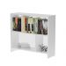 Estante para livro Armário Multiuso Organizador Livros Livreiro Branco