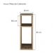 Kit 2 Mesa de Cabeceira Pequena Cama Solteiro Quarto Sala 20cm - Freijó