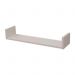 Kit 3 Prateleiras Nichos em U 60x15cm MDF Branco com Suporte Flutuante Invisível