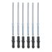Kit 3 Prateleiras Porta Quadros 50 x 10cm Vermelha Suporte Invisível