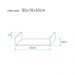 Kit 3 Prateleiras U 60cm Branco Nicho Livros Sala Quarto