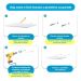Kit 3 Prateleiras U 60cm Branco Nicho Livros Sala Quarto