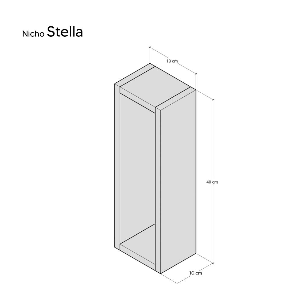 Kit Nicho Decorativo Stella Freijó para Sala Hall 40 x 10cm