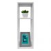 Mesa De Cabeceira Pequena 20x20x60cm Branco Quarto Sala