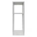 Mesa De Cabeceira Pequena 20x20x60cm Branco Quarto Sala