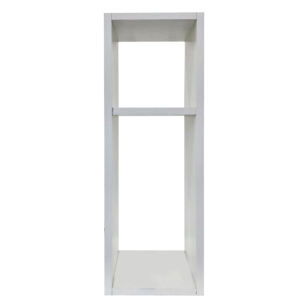 Mesa De Cabeceira Pequena 20x20x60cm Branco Quarto Sala