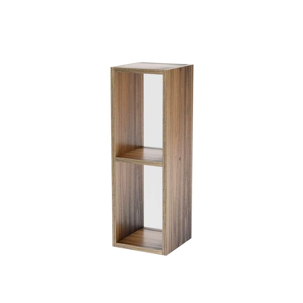 Mesa De Cabeceira Pequena 20x20x60cm Diamante Freijó Quarto Sala