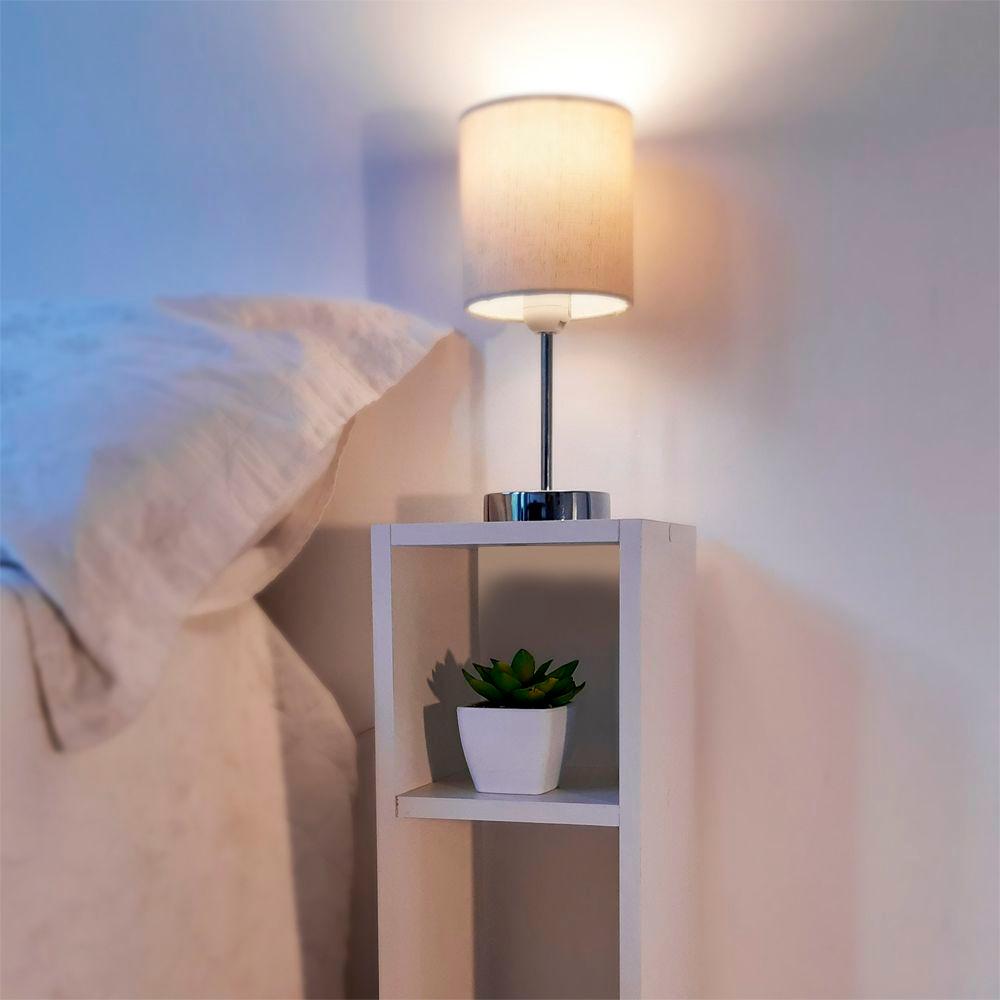 Mesa de Cabeceira Branca Cama Solteiro Quarto Sala 20cm