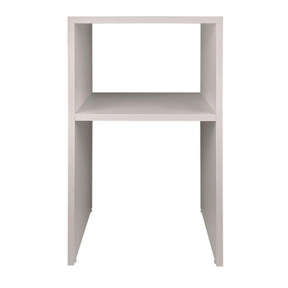 Mesa de Cabeceira Branca Cama Solteiro Quarto Sala 50x35cm