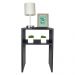 Mesa de Cabeceira Cama Solteiro Quarto Sala 35cm Preto