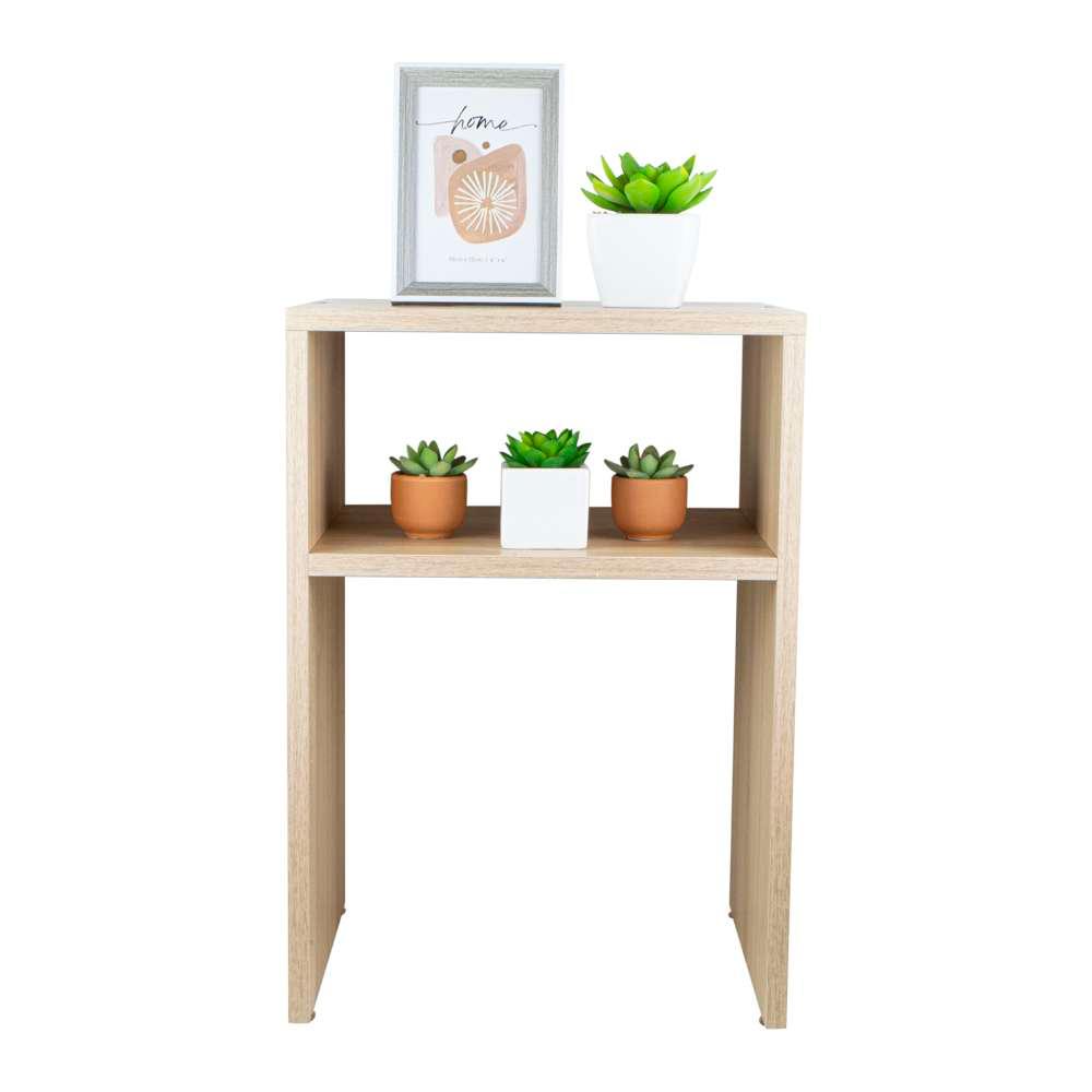 Mesa de Cabeceira Carvalho Cama Solteiro Quarto Sala 35cm
