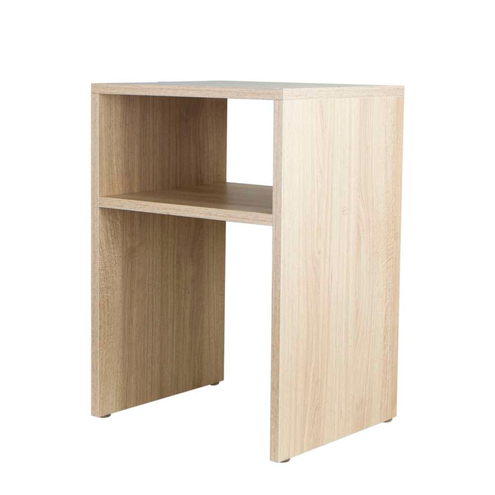 Mesa de Cabeceira Carvalho Cama Solteiro Quarto Sala 35cm