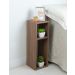 Mesa de Cabeceira Nogal Cama Solteiro Quarto Sala 20cm