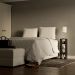 Mesa de Cabeceira com Nichos Preto Cama Solteiro Quarto Sala 70cm