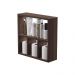 Nicho Decorativo Organizador para Banheiro Nogal 40cm Nancy