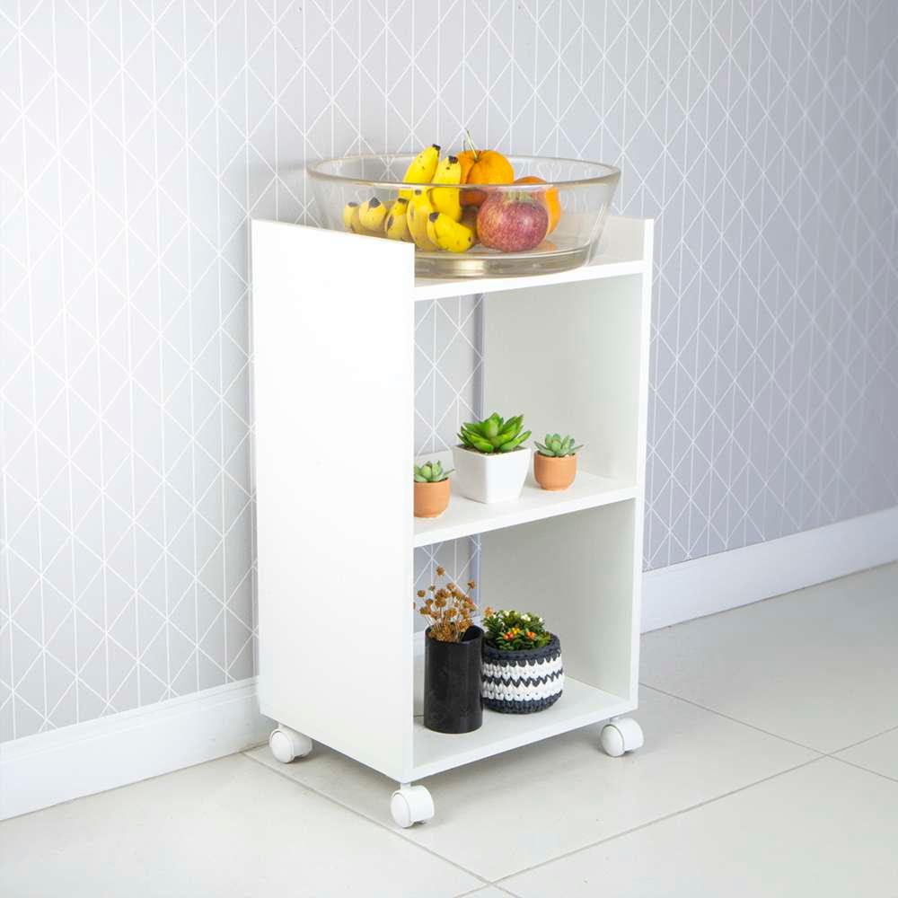 Nicho Organizador Multiuso Móvel para Cozinha com Rodinha 40cm
