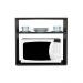 Nicho Organizador Suporte para Microondas Forno Elétrico 60cm Preto