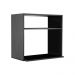 Nicho Organizador Suporte para Microondas Forno Elétrico 60cm Preto