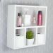 Nicho Porta Papel Organizador para Banheiro Branco 40cm