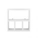 Nicho Porta Papel Organizador para Banheiro Branco 40cm