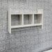 Nicho Porta Toalha Branco para Banheiro 45 x 30cm