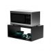 Nicho para Micro-ondas Forno Elétrico Cozinha Preto 60cm