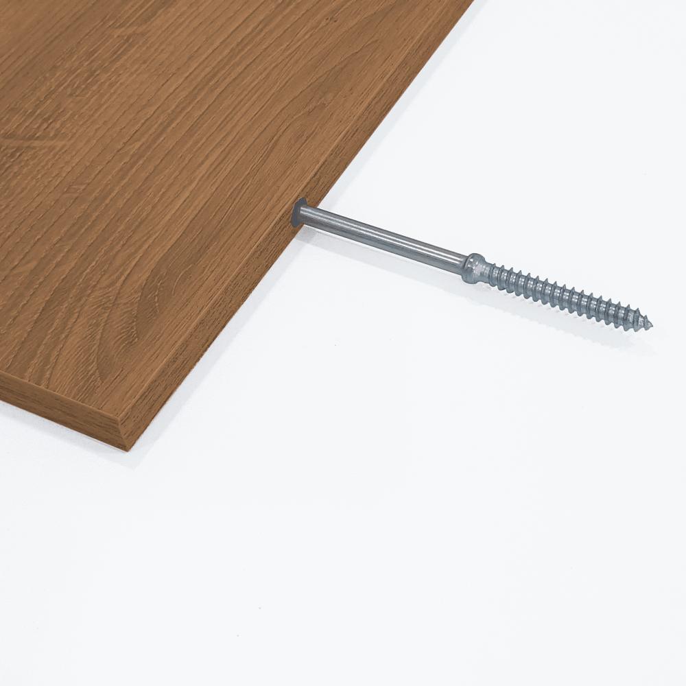 Prateleira 40 x 10cm Freijó Suporte Invisível
