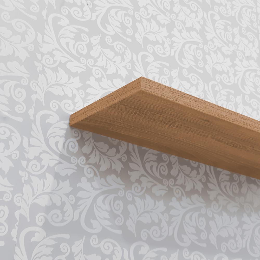 Prateleira 40 x 10cm Freijó Suporte Invisível
