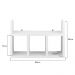 Prateleira Porta Papel Organizador para Banheiro Branco 40cm