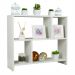 Rack para TV Nicho Aparador Madeira para Sala Quarto - Branco