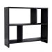 Rack para TV Nicho Aparador Madeira para Sala Quarto - Preto