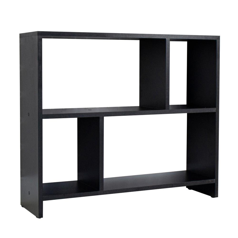 Rack para TV Nicho Aparador Madeira para Sala Quarto - Preto