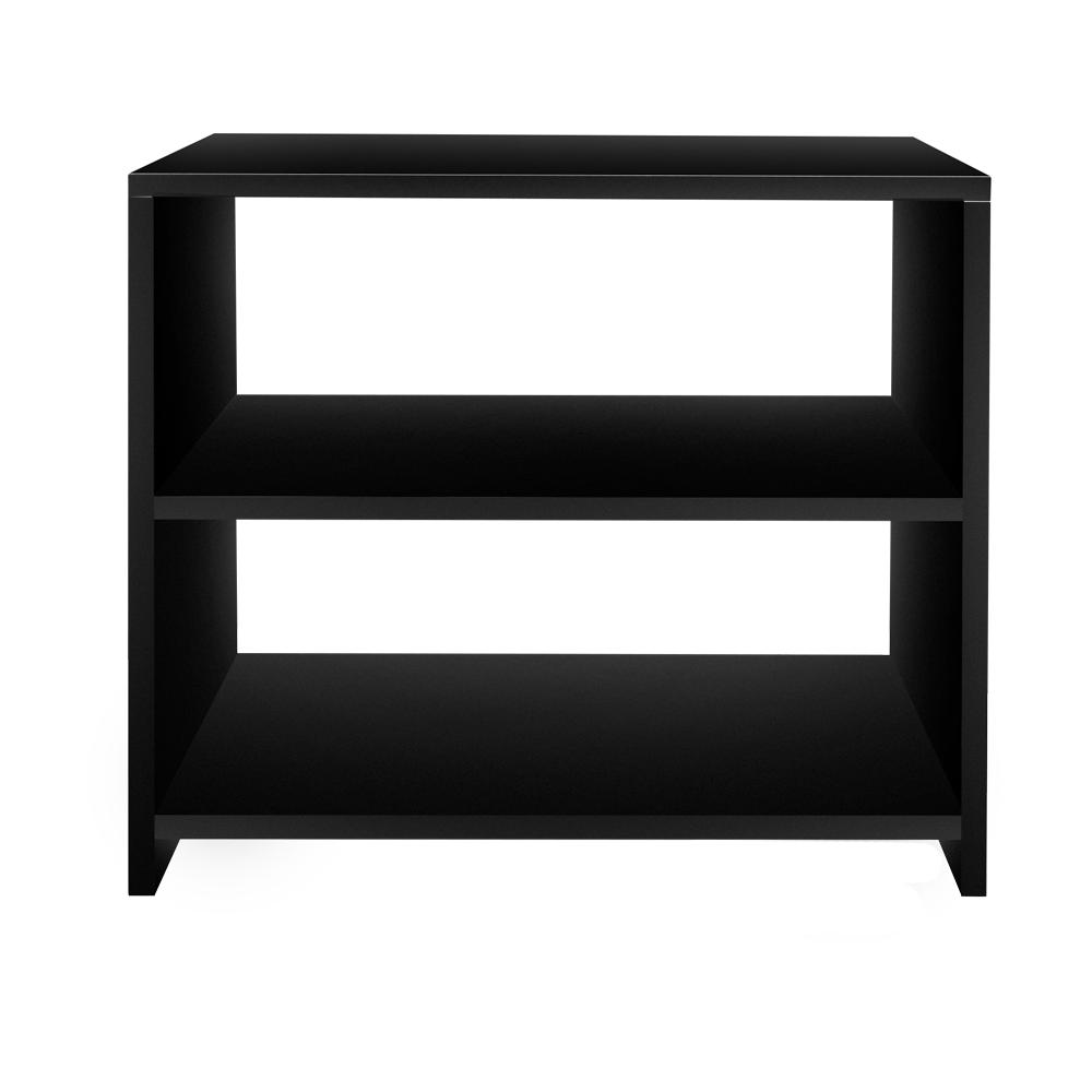 Sapateira Pequena para Quarto Sala 50 x 40 x 25cm - Preto