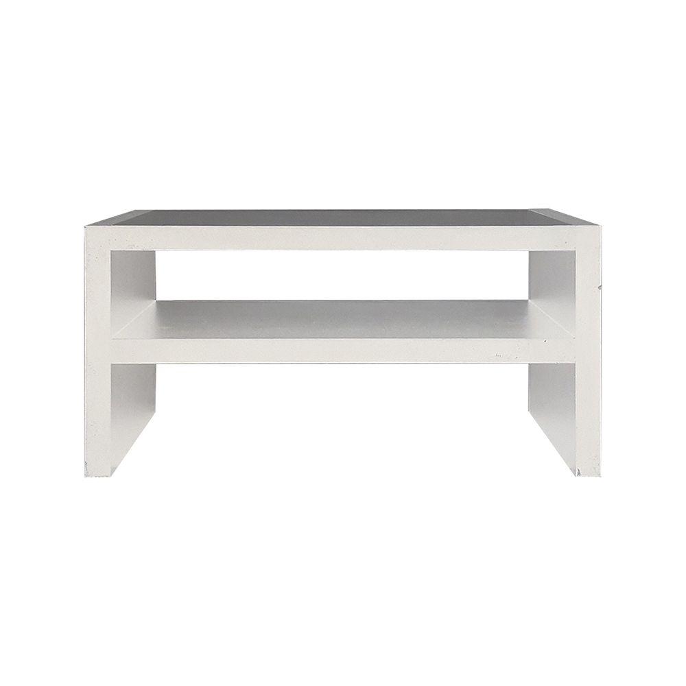 Suporte para Monitor Base de Mesa Branco Madeira