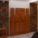 Conjunto Dobrável de Parede Para Churrasco 2,2m 2 Bancos Madeira Maciça Angelim